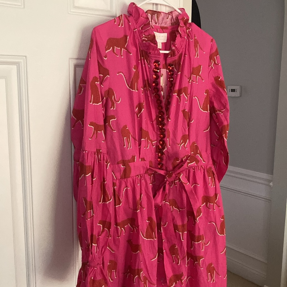 New w Tag: Sheridan French Britt Dress in Festive Cheetah. Size Small - Picture 12 of 16